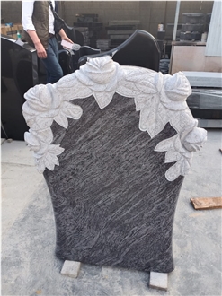 Upright Granite Monument (Nero Absolute & Paradiso)