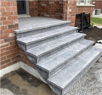 Grey Limestone Step Treads Stairs