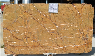 Rain Forest Brown Marble Slabs