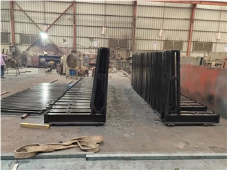 15T Stone Slab A‑Frame With Safety Support Poles