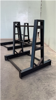 Anti‑Tipping Heavy‑Duty A‑Frame Stand For Large Stone Sheets
