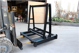 Double & Single Sided Forklift Stone Storage Rack