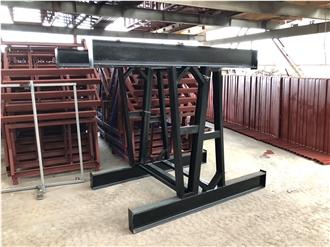 Double‑Sided A‑Frame Rack, H‑Steel Stone Rack,