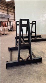 High Load Capacity Metal A‑Frame For Stone Yard Warehouse