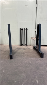 H‑Steel A‑Frame Rack With Safety Uprights For Stone Slabs