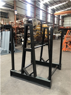 Stone Slab H‑Steel A‑Frame Storage Rack