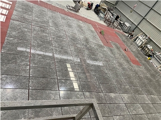 Riyadh Hotel Project – Tundra Grey Marble Flooring, Saudi Arabia