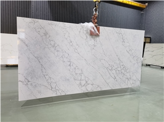 Durable Modern 6088 Hermes Quartz Slabs For Kitchen