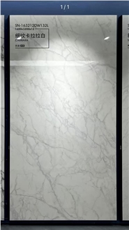 Carrara White Look Sintered Stone Slabs And Tiles Facade