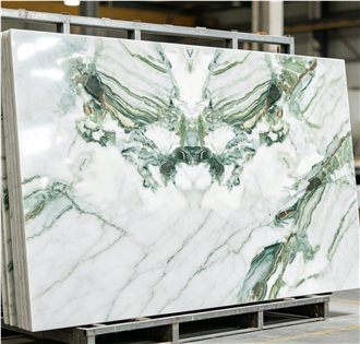 Cold Emerald NS-NN0055 Crystallized Nano Stone Slabs