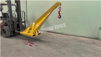 5 Ton High Reach Forklift Mounted Crane Boom Attachment