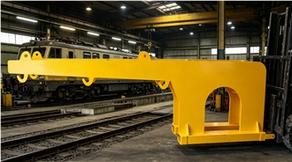 Heavy Duty Forklift Boom, Lifting Attachment For Material Handling