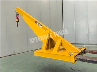 Heavy Duty Welded Forklift Hoist Jib With Swivel Lifting Hook
