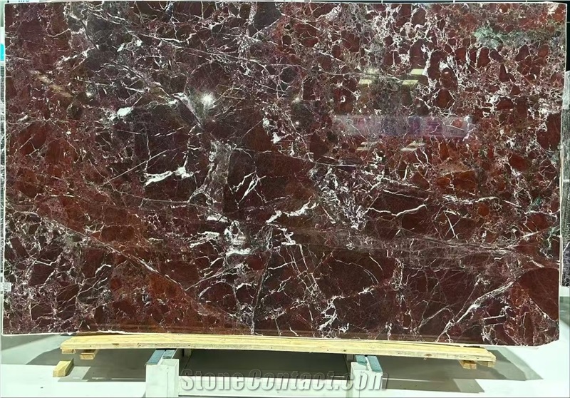 Red Marble Slabs - StoneContact.com