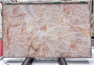 Crystallo Rosa Quartzite Slabs