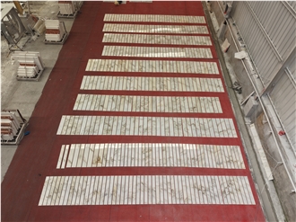 Chinese Han White Marble Tiles For Classic Floor Cladding