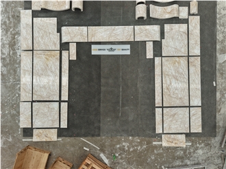 Greek Spider Gold Marble For Statement Feature Walls