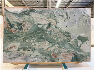 Four Season Green Rose Marble Slabs