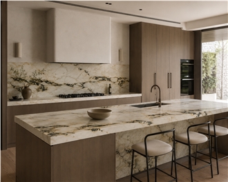 Calacatta Monet Marble Island Countertop