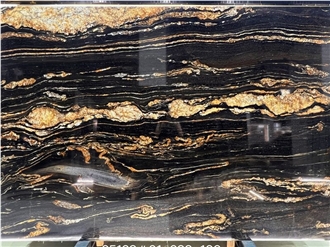 Brazilian Cosmic Gold Granite Slabs