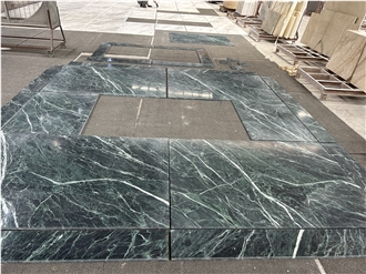 Verde Alpi Dark Green Marble Wall Cladding Tiles
