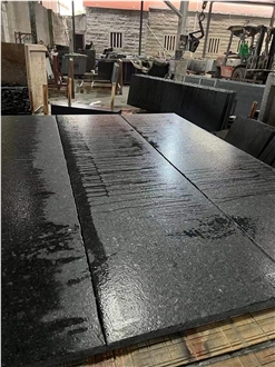 Angola Black Granite Leather Slabs
