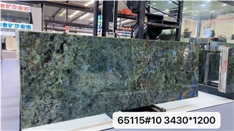Madagascar Dark Blue Labradorite Slabs