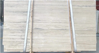Honed Italian Travertino Silver Slabs For Walls And Floors