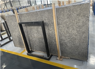 Polished Turkish Silver Shadow Marble Slabs For Walls