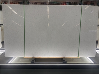 Polished Viet Nam Crystal White Marble Slabs For Walls