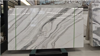 Luxury Van Gogh White Marble Slab  Dolomite Slabs