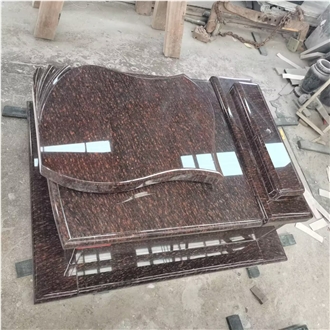 Cat Eye Granite Tombstone