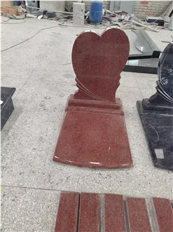 Imperial Red Granite Tombstone