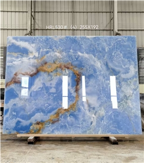 Blue Onyx Luxury Stone Slabs, Wall & Floor Tiles