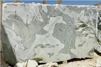 India Volcanic Mystic Green Marble Blocks