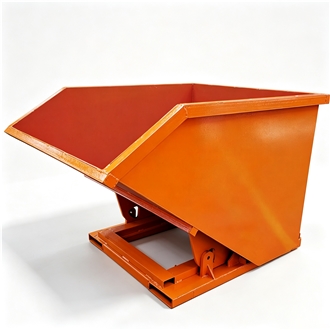 Dumpster Bin Steel Side Tipping Waste Scrap Hopper