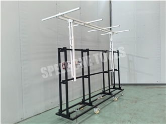 Slab Display Cart ZSJ-C  Light Frame For Marble Quartz Slabs