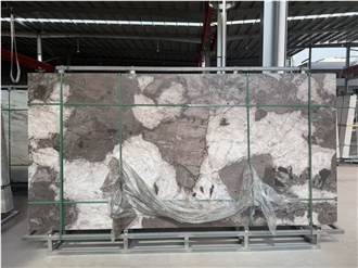 Grey Glacier Sintered Stone Slabs Polished