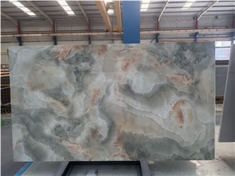 Grey Pink Big Slab Polished Sintered Stone Slabs