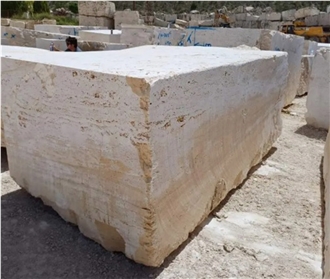 Denizli Light Travertine Blocks