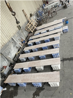 Yellow Rust Granite Stairs For Durable Outdoor Projects