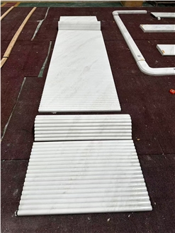 Namibia White Marble Border Trims