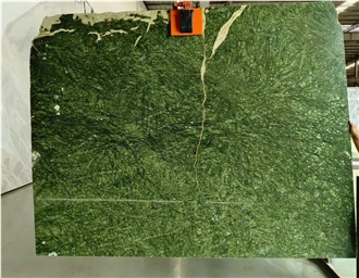 Polished Chinese Dandong Green Marble Slabs For Floors