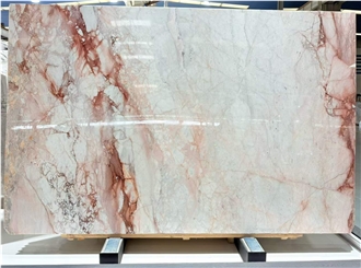 Polished Four Season Pink Marble Slabs For Walls And Floors