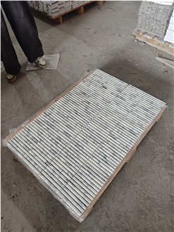 Elegant Arabescato Marble Mosaic Tiles