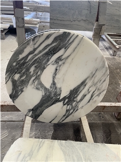Elegant Arabescato Marble Table Tops