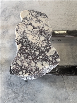 Calacatta Viola Marble Irregular Coffee Table  Rough Edges