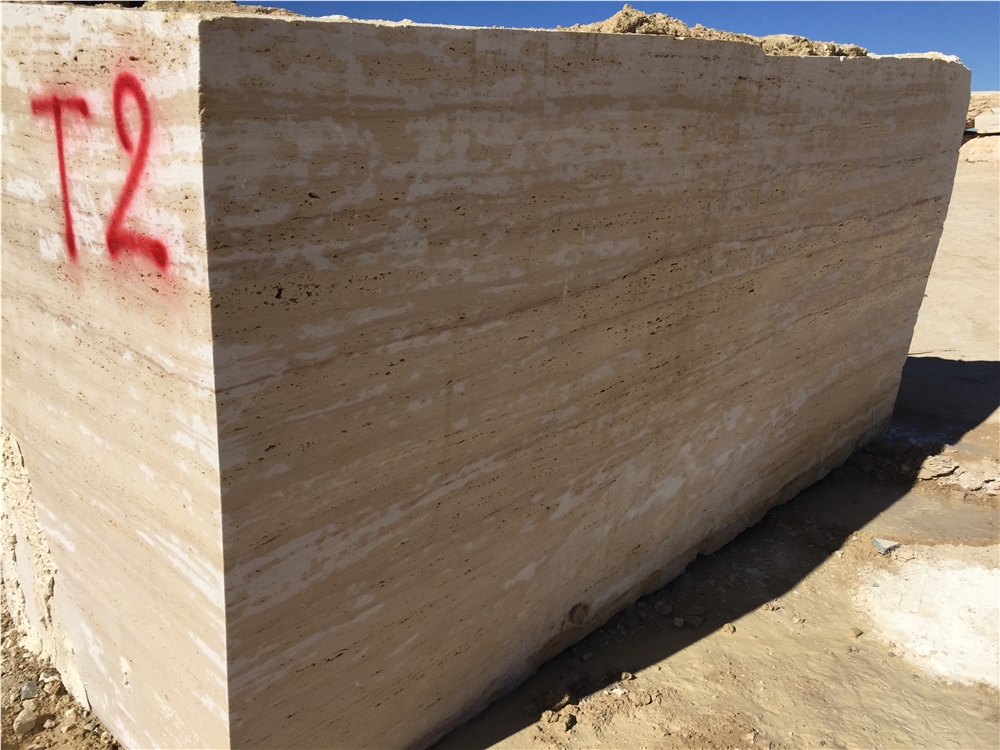Romano volubilis travertine block