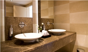 Chira Light Emperador Marble Finished Product