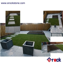 Granite Paving Stone and Patio Planters for Residential Project in Europea